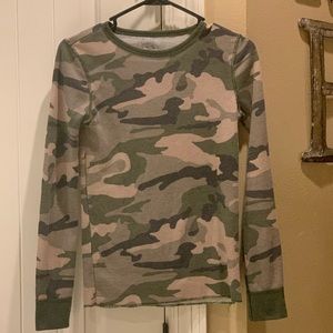 Kids Boys Camo Thermal Shirt